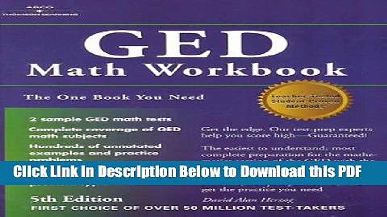 [Read] GED Math Workbook, 5/e (Arco Master the GED Mathematics) Free Books