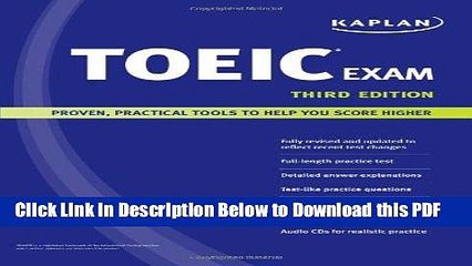 [PDF] Kaplan TOEIC Exam Ebook Online