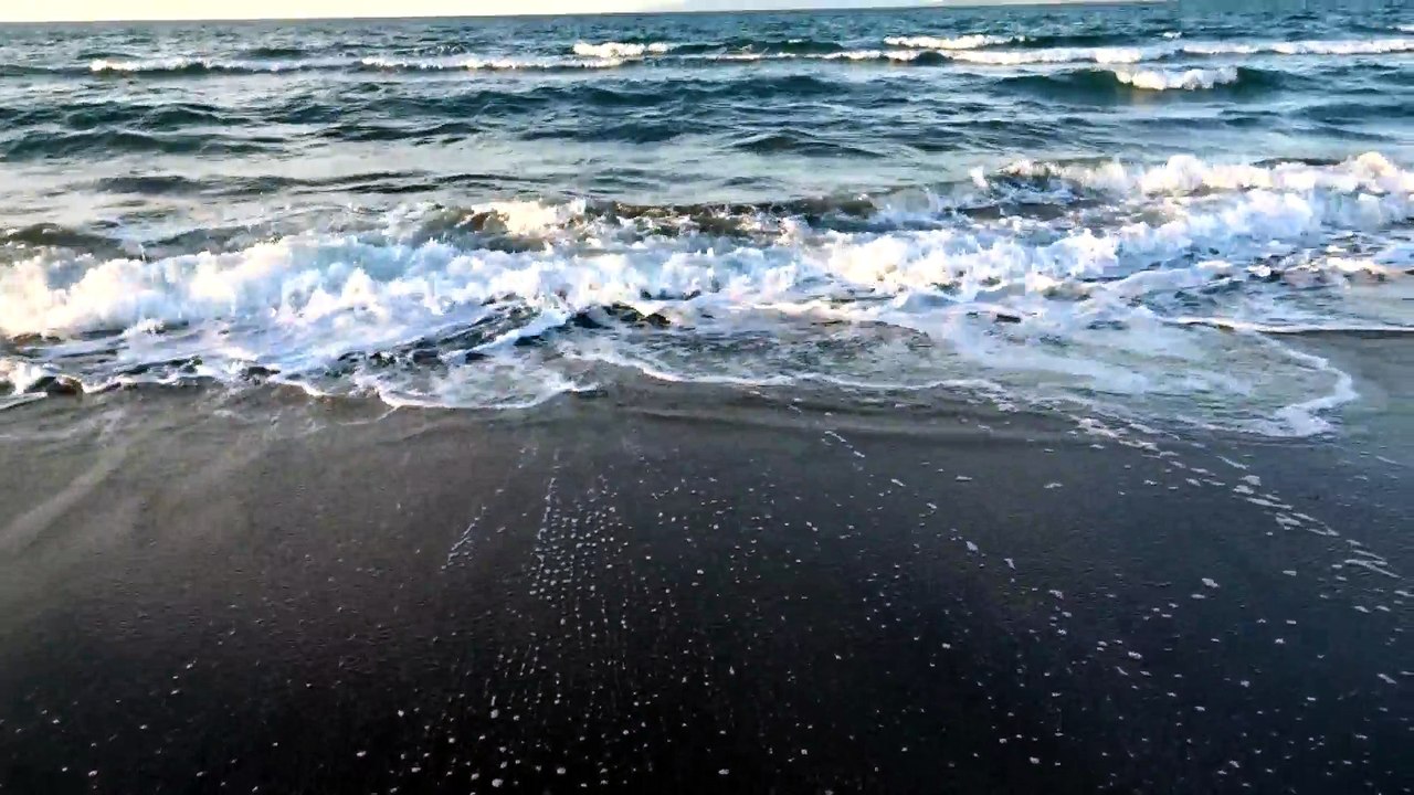 Getting a little bubbly on the beach
