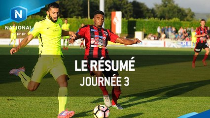 Championnat National : tous les buts de la 3e journée (2016-2017)