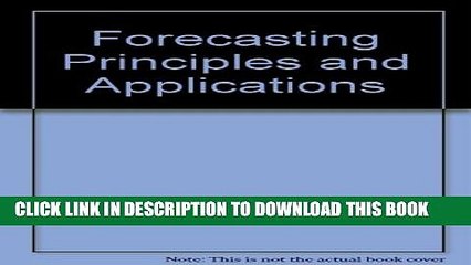 [PDF] Forecasting Principles and Applications Popular Online