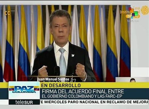 Santos: tenemos el texto definitivo del acuerdo final de paz