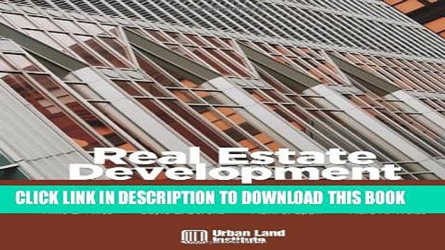 [PDF] Real Estate Development - 4th Edition: Principles and Process Full Online