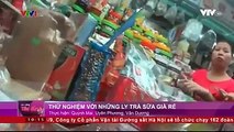 Vào vai một người buôn trà sữa giá 8.000 đồng để thăm dò ý kiến thực khách. Một điều bất ngờ ở đây là hầu hết thực khách đều cho rằng thứ mình đang uống có sữa tươi.