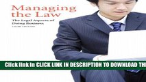 [PDF] Managing the Law: The Legal Aspects of Doing Business (3rd Edition) Full Online