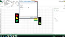 How to Create Traffic Signal in Excel using Charts
