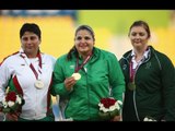 Women's discus F57 | Victory Ceremony |  2015 IPC Athletics World Championships Doha