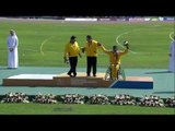 Men's shot put F34 | Victory Ceremony |  2015 IPC Athletics World Championships Doha