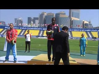 Men's long jump T11 | Victory Ceremony |  2015 IPC Athletics World Championships Doha
