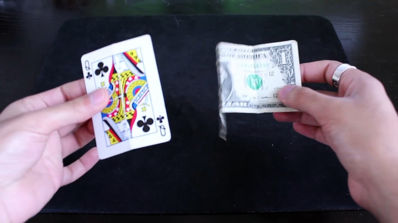 Optical Illusion  IMPOSSIBLE Inverting Card Warp Trick