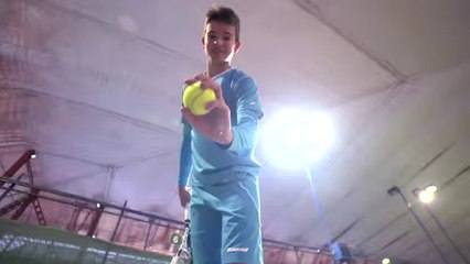 Precision Training with Tennis Prodigy Borna Devald - Gillette World Sport - YouTube