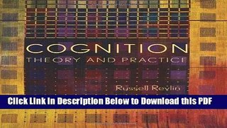 [Read] Cognition: Theory and Practice Full Online