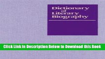 [Best] Dictionary of Literary Biography, Vol. 62: Elizabethan Dramatists Online Ebook
