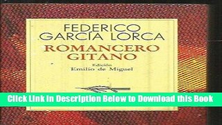 [Best] Romancero Gitano (Spanish Edition) Free Books