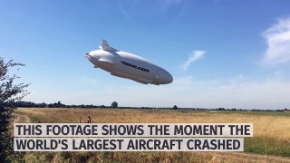 World's largest aircraft Airlander 10 crashes during test flight