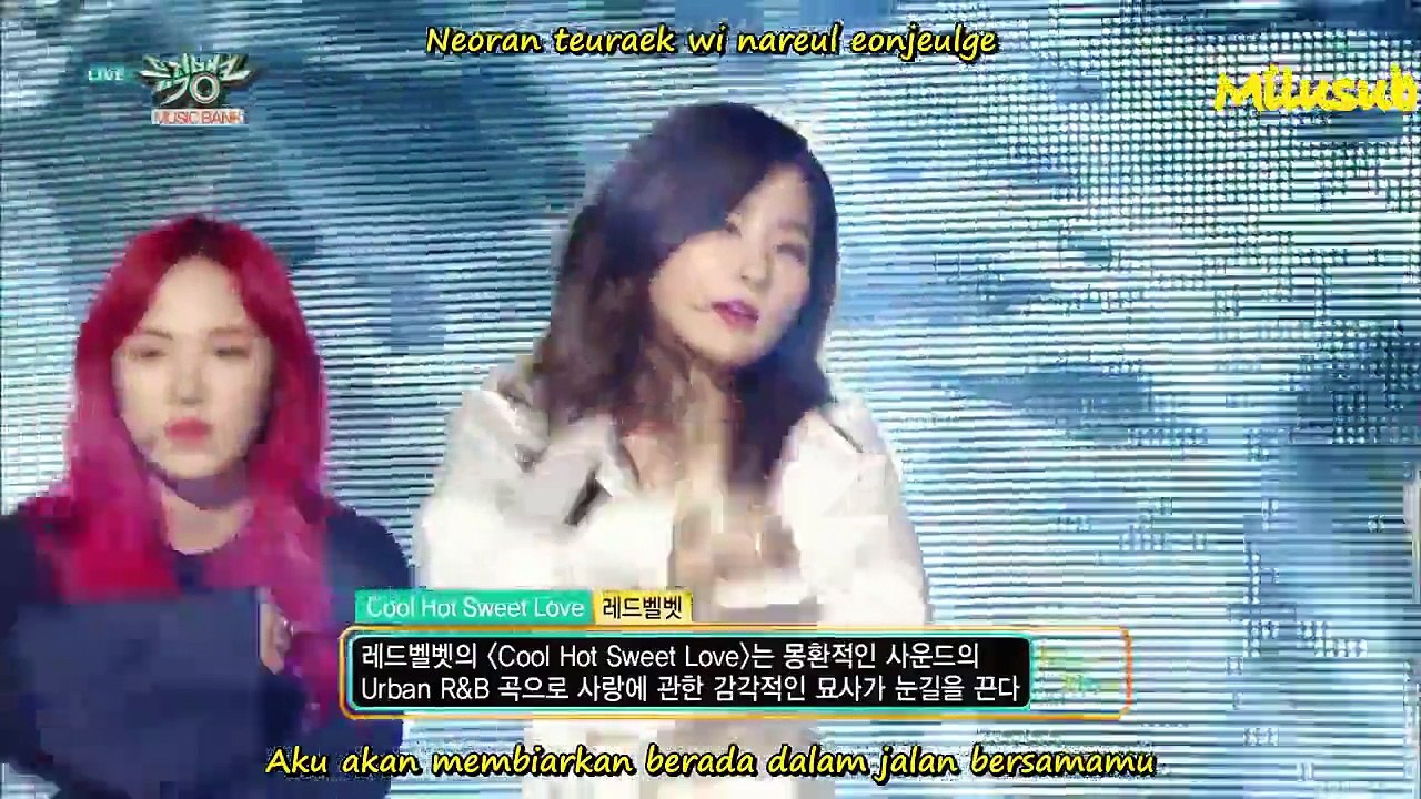 (INDOSUB) Red Velvet - Cool Hot Sweet Love LIVE PERFORMANCE 2016031 [Milusub]