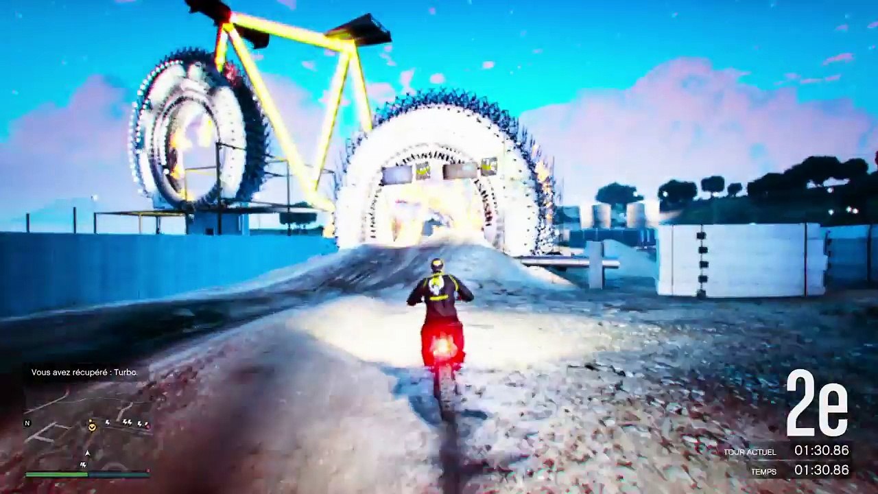 GTA 5 ONLINE CASSE-COU mega bike light