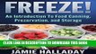 [PDF] Food Storage: An Introduction To Food Canning, Preservation, and Storage - Freeze! (Garden
