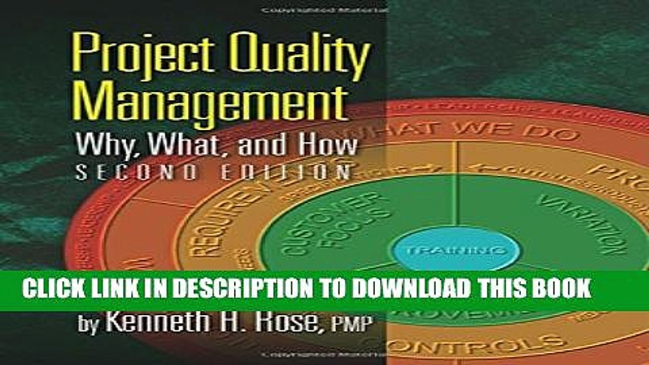[PDF] Project Quality Management: Why, What and How, Second Edition Popular Collection