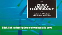 Read Wind Energy Technology  Ebook Free