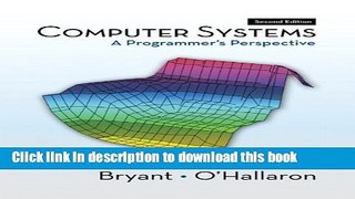 Read Computer Systems: A Programmer s Perspective (2nd Edition)  Ebook Free