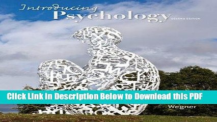 [Read] Introducing Psychology Free Books