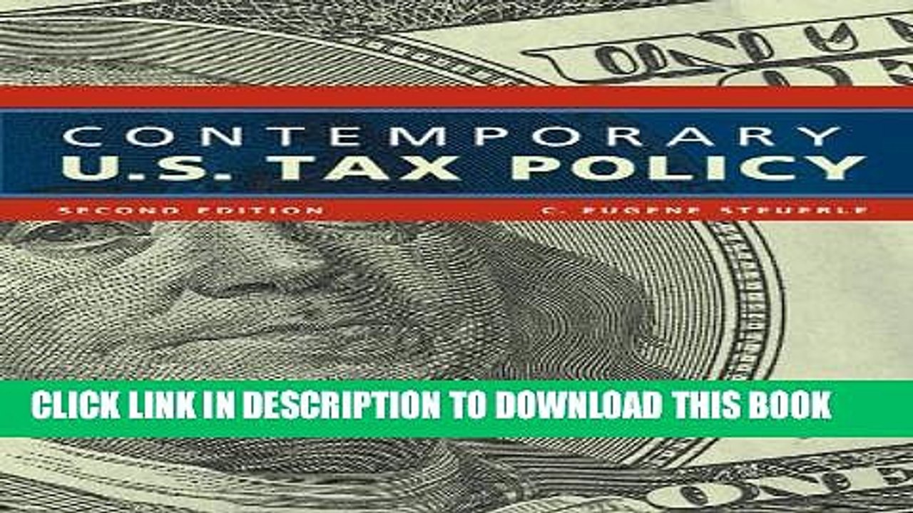 [PDF] Contemporary U.S. Tax Policy (Urban Institute Press) Popular Online