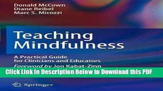 [PDF] Teaching Mindfulness: A Practical Guide for Clinicians and Educators Popular Online