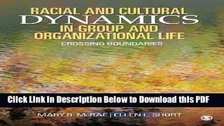 [Read] Racial and Cultural Dynamics in Group and Organizational Life: Crossing Boundaries Ebook Free
