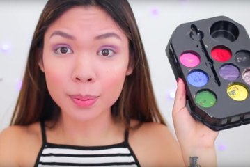 YouTuber Films Beauty Tutorial Using Art Supplies