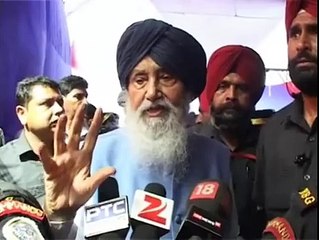 Sukhbir Badal and Parkash Singh Badal on chandigarh issue