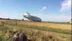 Accident pour le plus gros aéronef au monde