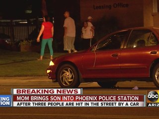 Two adults, one child injured in crash; suspect driver flees scene