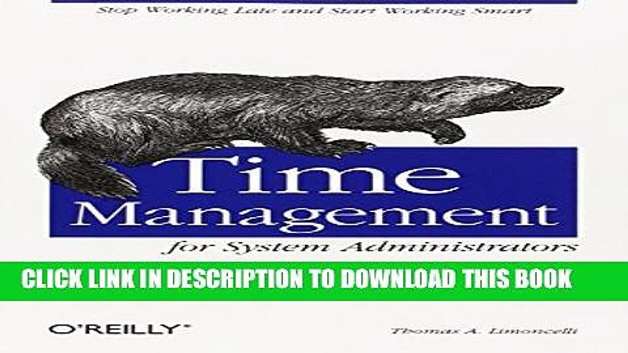 [PDF] Time Management for System Administrators Popular Collection