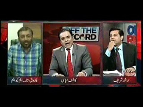 Farooq Sattar Run From Live Show After Kashif Abbasi question