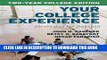 New Book Your College Experience, Two-Year College Edition: Strategies for Success