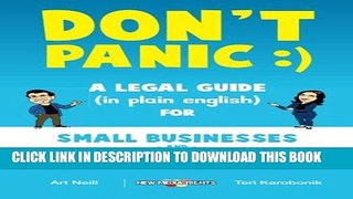 [PDF] Don t Panic: A Legal Guide (in plain english) for Small Businesses   Creative Professionals