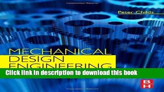 Read Mechanical Design Engineering Handbook  Ebook Free