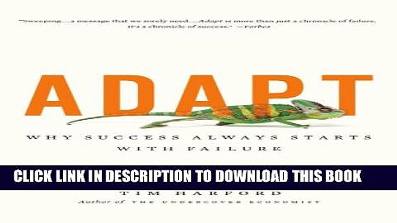 [PDF] Adapt: Why Success Always Starts with Failure Full Collection