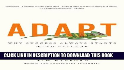[PDF] Adapt: Why Success Always Starts with Failure Full Collection