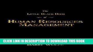 [PDF] The Little Black Book of Human Resources Management Popular Online
