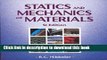Read Statics and Mechanics of Materials  Ebook Free