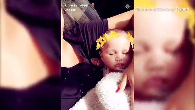 Chrissy Teigen shares video of John Legend kissing baby Luna