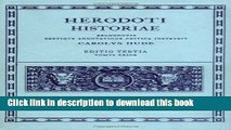 Read Herodoti Historiae, Volume I: Books I-IV (Oxford Classical Texts)  Ebook Free