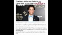 GH INTERVIEW SPINELLI's BACK 9-2-16 Bradford Anderson General Hospital Promo Preview 8-24-16 8-25-16