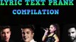 LYRIC PRANK COMPILATION - MY FUNNIEST MOMENTS ( Shawn Mendes, Justin Bieber, Ariana Grande)
