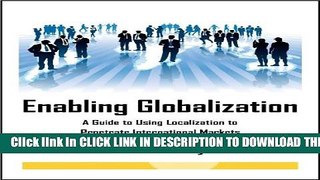 [PDF] Enabling Globalization: A Guide to Using Localization to Penetrate International Markets