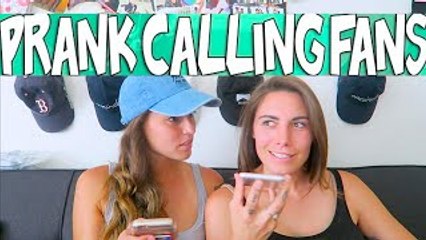 PRANK CALLING FANS!!