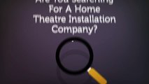 Theater Design Company | Seattle Home Theatre Installation