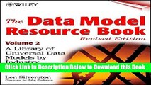 [Best] The Data Model Resource Book, Vol. 2: A Library of Data Models for Specific Industries